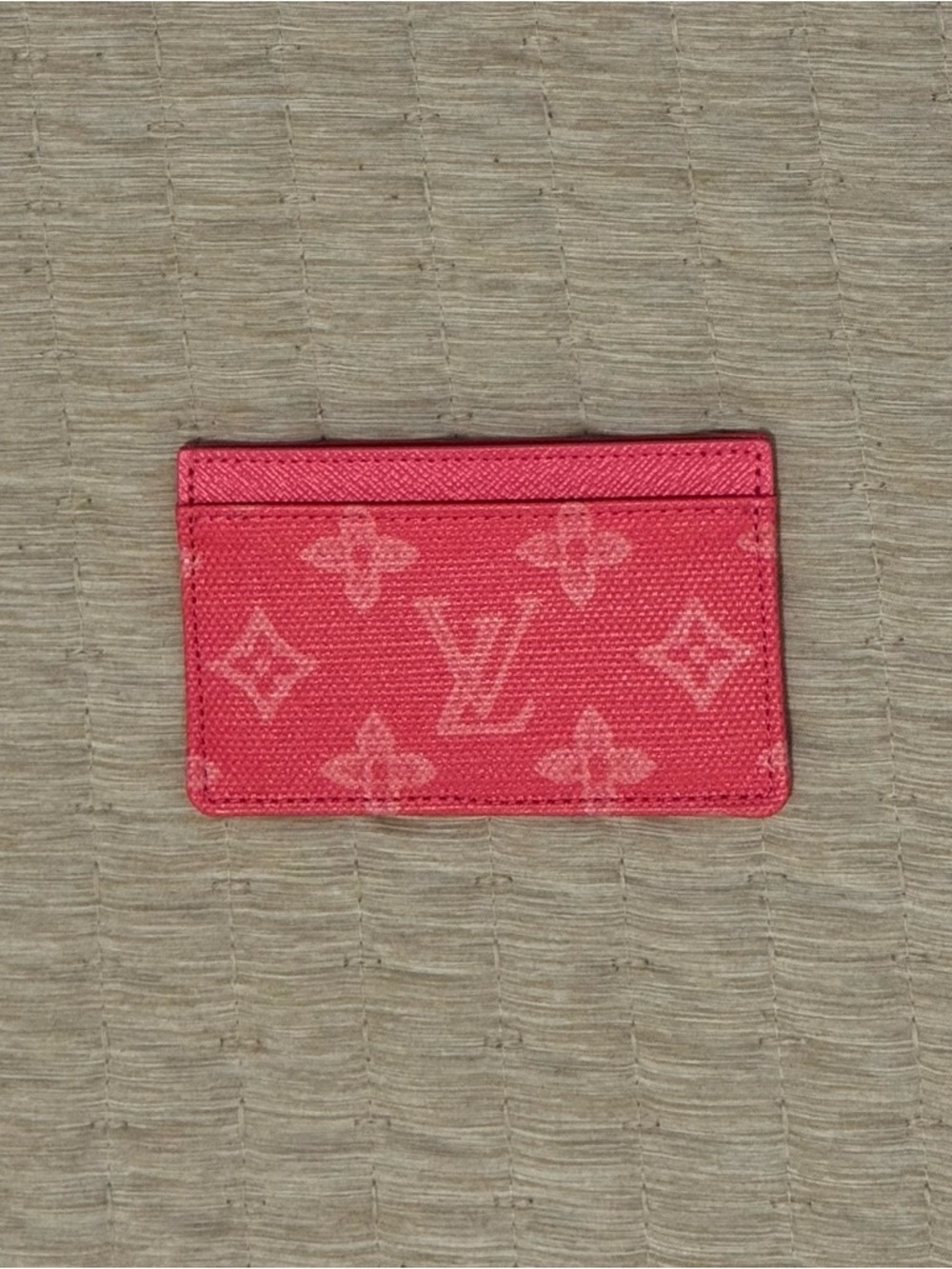 Louis Vuitton Pink Monogram Card Holder - Picture 2 of 2